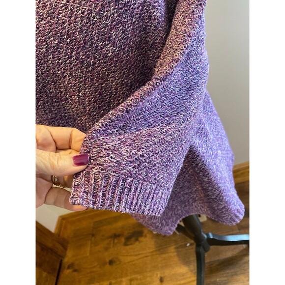 Croft & Barrow Sweater Crew Neck Plus Size 3X Purple Casual 100%  Cotton Classy - Picture 4 of 11